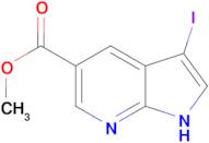 3-IODO-1H-PYRROLO[2,3-B]PYRIDINE-5-CARBOXYLIC ACID METHYL ESTER