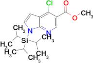 1H-PYRROLO[2,3-B]PYRIDINE-5-CARBOXYLIC ACID, 4-CHLORO-1-[TRIS(1-METHYLETHYL)SILYL]-, METHYL ESTER