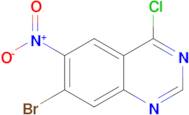 7-BROMO-4-CHLORO-6-NITROQUINAZOLINE