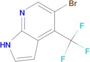 1H-PYRROLO[2,3-B]PYRIDINE, 5-BROMO-4-(TRIFLUOROMETHYL)-