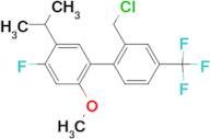 2'-(Chloromethyl)-4-fluoro-5-isopropyl-2-methoxy-4'-(trifluoromethyl)-1,1'-biphenyl