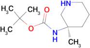 (3R)-3-(BOC-AMINO)-3-METHYLPIPERIDINE