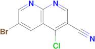 6-BROMO-4-CHLORO-1,8-NAPHTHYRIDINE-3-CARBONITRILE