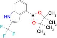 4-(4,4,5,5-TETRAMETHYL-1,3,2-DIOXABOROLAN-2-YL)-2-(TRIFLUOROMETHYL)-1H-INDOLE