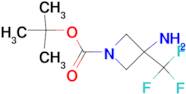 3-AMINO-1-BOC-3-(TRIFLUOROMETHYL)AZETIDINE