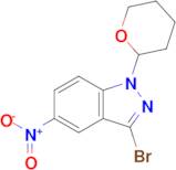 1-TETRAHYDROPYRANYL-3-BROMO-5-NITROINDAZOLE