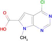 4-CHLORO-7-METHYL-7H-PYRROLO[2,3-D]PYRIMIDINE-6-CARBOXYLIC ACID