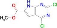 METHYL 2,4-DICHLORO-7H-PYRROLO[2,3-D]PYRIMIDINE-6-CARBOXYLATE