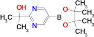 2-(1-HYDROXY-1-METHYLETHYL)PYRIMIDINE-5-BORONIC ACID PINACOL ESTER