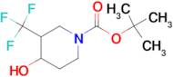 TERT-BUTYL 4-HYDROXY-3-(TRIFLUOROMETHYL)PIPERIDINE-1-CARBOXYLATE