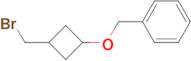 ([3-(BROMOMETHYL)CYCLOBUTOXY]METHYL)BENZENE