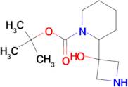 TERT-BUTYL 2-(3-HYDROXYAZETIDIN-3-YL)PIPERIDINE-1-CARBOXYLATE