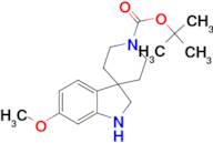 SPIRO[3H-INDOLE-3,4'-PIPERIDINE]-1'-CARBOXYLIC ACID, 1,2-DIHYDRO-6-METHOXY-, 1,1-DIMETHYLETHYL EST…