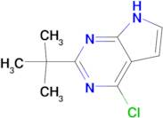 2-(TERT-BUTYL)-4-CHLORO-7H-PYRROLO[2,3-D]PYRIMIDINE