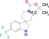 SPIRO[3H-INDOLE-3,4'-PIPERIDINE]-1'-CARBOXYLIC ACID, 1,2-DIHYDRO-6-(TRIFLUOROMETHYL)-, 1,1-DIMETHY…