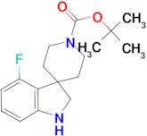 SPIRO[3H-INDOLE-3,4'-PIPERIDINE]-1'-CARBOXYLIC ACID, 4-FLUORO-1,2-DIHYDRO-, 1,1-DIMETHYLETHYL ESTER