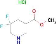 METHYL 5,5-DIFLUOROPIPERIDINE-3-CARBOXYLATE HCL