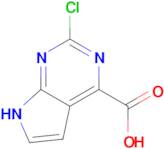 2-CHLORO-7H-PYRROLO[2,3-D]PYRIMIDINE-4-CARBOXYLIC ACID