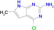 2-AMINO-4-CHLORO-6-METHYL-7H-PYRROLO[2,3-D]PYRIMIDINE