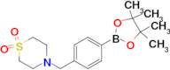 4-[4-(4,4,5,5-TETRAMETHYL[1,3,2]DIOXABOROLAN-2-YL)BENZYL]THIOMORPHOLINE 1,1-DIOXIDE