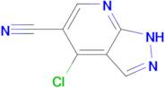 4-CHLORO-1H-PYRAZOLO[3,4-B]PYRIDINE-5-CARBONITRILE