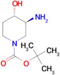 TERT-BUTYL (3S,4S)-3-AMINO-4-HYDROXYPIPERIDINE-1-CARBOXYLATE