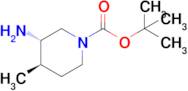 (3S,4R)-TERT-BUTYL 3-AMINO-4-METHYLPIPERIDINE-1-CARBOXYLATE