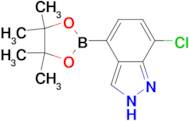 7-CHLORO-1H-INDAZOLE-4-BORONIC ACID PINACOL ESTER