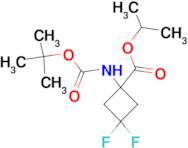 ISOPROPYL 1-(BOC-AMINO)-3,3-DIFLUORO-CYCLOBUTANECARBOXYLATE