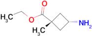 ETHYL (1S,3R)-3-AMINO-1-METHYLCYCLOBUTANE-1-CARBOXYLATE