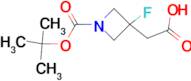 1-BOC-3-FLUORO-3-AZETIDINEACETIC ACID