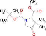 METHYL (2S)-1-BOC-3,3-DIMETHYL-4-OXOPYRROLIDINE-2-CARBOXYLATE