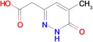 2-(5-METHYL-6-OXO-1,6-DIHYDROPYRIDAZIN-3-YL)ACETIC ACID