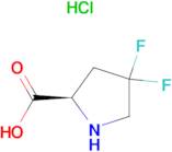 (R)-4,4-DIFLUOROPYRROLIDINE-2-CARBOXYLIC ACID HCL