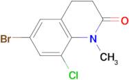 6-BROMO-8-CHLORO-1-METHYL-1,2,3,4-TETRAHYDROQUINOLIN-2-ONE