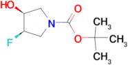 (3R,4S)-1-BOC-3-FLUORO-4-HYDROXYPYRROLIDINE