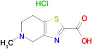 5-METHYL-4H,5H,6H,7H-[1,3]THIAZOLO[4,5-C]PYRIDINE-2-CARBOXYLIC ACID HCL