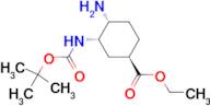 (1R,3S,4R)-4-AMINO-3-(BOC-AMINO)-CYCLOHEXANECARBOXYLIC ACID ETHYL ESTER