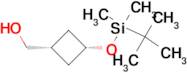 CIS-3-[[(1,1-DIMETHYLETHYL)DIMETHYLSILYL]OXY]CYCLOBUTANEMETHANOL