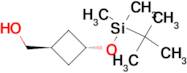 TRANS-3-[[(1,1-DIMETHYLETHYL)DIMETHYLSILYL]OXY]CYCLOBUTANEMETHANOL