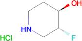 (3R,4R)-REL-3-FLUORO-4-PIPERIDINOL HCL