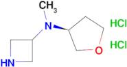 N-METHYL-N-[(3S)-OXOLAN-3-YL]AZETIDIN-3-AMINE 2HCL