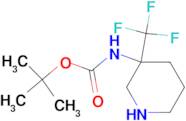 3-(BOC-AMINO)-3-TRIFLUOROMETHYLPIPERIDINE