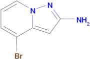 4-BROMOPYRAZOLO[1,5-A]PYRIDIN-2-AMINE