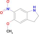 5-METHOXY-6-NITRO-2,3-DIHYDRO-1H-INDOLE