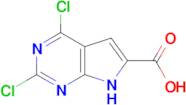 2,4-DICHLORO-7H-PYRROLO[2,3-D]PYRIMIDINE-6-CARBOXYLIC ACID