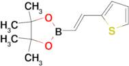 4,4,5,5-TETRAMETHYL-2-[(E)-2-(THIOPHEN-2-YL)ETHENYL]-1,3,2-DIOXABOROLANE