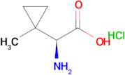 CYCLOPROPANEACETIC ACID, ALPHA-AMINO-1-METHYL-, (ALPHAS)-, HCL