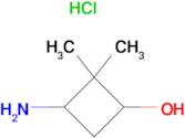 3-AMINO-2,2-DIMETHYLCYCLOBUTAN-1-OL HCL