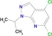 4,6-DICHLORO-1-ISOPROPYL-1H-PYRAZOLO[3,4-B]PYRIDINE